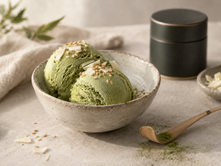 Matcha Eis Rezept: cremig, ohne Eismaschine — und mit
