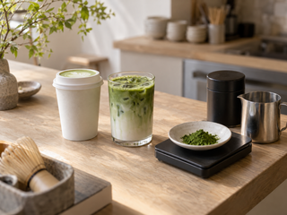 Matcha Latte im Café kalkulieren: Wareneinsatz, Preis, Marge