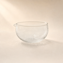 glas chawan mit ausgießer - studio beige