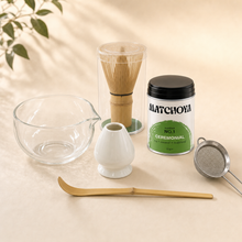 Matcha Bowl Set 5-teilig + Ceremonial Matcha – Detailansicht